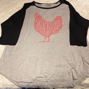 3/4 sleeves tee shirt